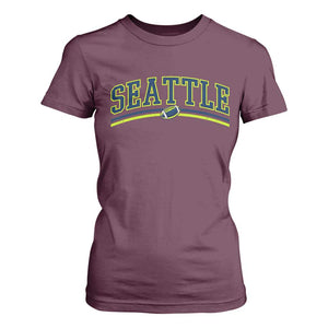Vintage Seattle Pride Retro Varsity Athletic Style Graphic T Shirt For Women Game Day Sports Fan