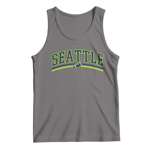 Vintage Seattle Pride Retro Varsity Athletic Style Graphic Tank Top Game Day Sports Fan
