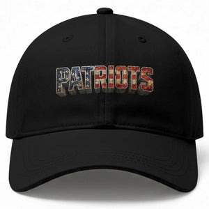 Patriotic American Flag Lettering Sports Graphic Baseball Cap Vintage Game Day Sports Fan