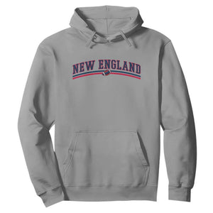 Vintage New England Pride Retro Varsity Athletic Style Graphic Hoodie Game Day Sports Fan