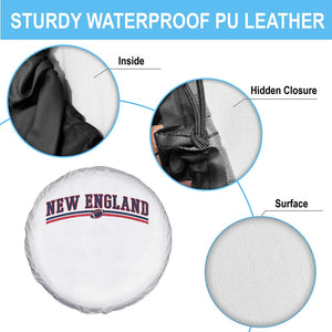 Vintage New England Pride Retro Varsity Athletic Style Graphic Spare Tire Cover Game Day Sports Fan