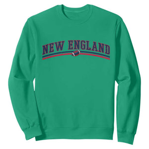Vintage New England Pride Retro Varsity Athletic Style Graphic Sweatshirt Game Day Sports Fan