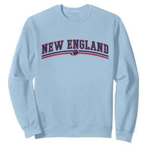 Vintage New England Pride Retro Varsity Athletic Style Graphic Sweatshirt Game Day Sports Fan