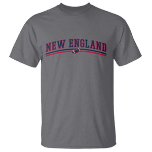 Vintage New England Pride Retro Varsity Athletic Style Graphic T Shirt Game Day Sports Fan