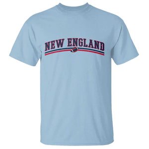 Vintage New England Pride Retro Varsity Athletic Style Graphic T Shirt Game Day Sports Fan
