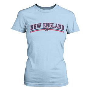 Vintage New England Pride Retro Varsity Athletic Style Graphic T Shirt For Women Game Day Sports Fan