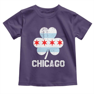 Chicago St Patricks Day Toddler T Shirt South Side Irish Pride Shamrock TS02 Purple Print Your Wear