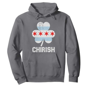 Chicago St Patrick's Day Hoodie Chirish American Irish South Side Pride Shamrock TS02 Charcoal Printyourwear