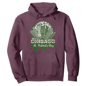 Chicago St Patrick's Day Hoodie South Side Irish American Pride TS02 Maroon Printyourwear