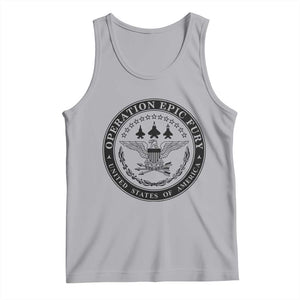 Operation Epic Fury USA Military Seal Tank Top Patriotic Air Power Aviation Tribute TS02 Athletic Heather Print Your Wear