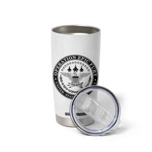 Operation Epic Fury USA Military Seal Tumbler Cup Patriotic Air Power Aviation Tribute TS02 Print Your Wear