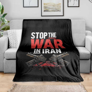 Stop the War in Iran Throw Blanket Anti War Protest Peace Advocacy Human Rights TS02 Print Your Wear