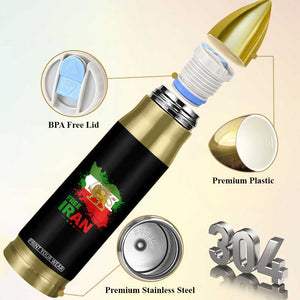 Free Iran Lion And Sun Map Graphic Bullet Tumbler Persian Heritage Freedom Support TS02 Print Your Wear