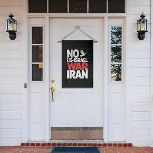 No US Israel War On Iran Garden Flag Anti War Peace Dove TS02 Print Your Wear