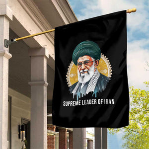 Supreme Leader Of Iran Graphic Portrait Garden Flag Iranian Political Figure TS02 Print Your Wear