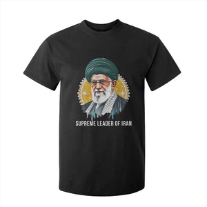 Supreme Leader Of Iran Graphic Portrait T Shirt For Kid Iranian Political Figure TS02 Black Print Your Wear
