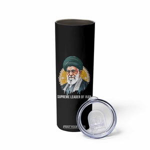 Supreme Leader Of Iran Graphic Portrait Skinny Tumbler Iranian Political Figure TS02 Print Your Wear