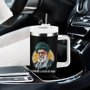 Supreme Leader Of Iran Graphic Portrait Tumbler With Handle Iranian Political Figure TS02 Print Your Wear