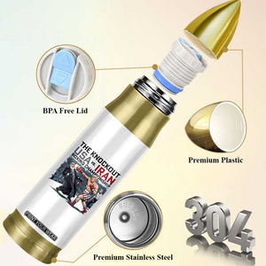 Sarcastic USA vs Iran Knockout Boxing Championship Bullet Tumbler Funny Political Satire Fight Night TS02 Print Your Wear