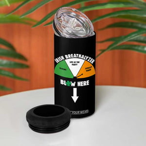 Irish Breathalyzer Blow Here Funny Drinking Gauge 4 in 1 Can Cooler Tumbler St Patricks Day Party Offensive Adult Humor TS02 Print Your Wear
