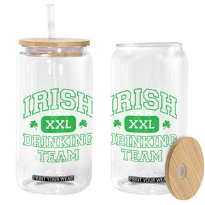 Irish Drinking Team XXL Funny St Patricks Day Party Squad Glass Can TS02 Print Your Wear