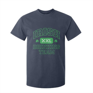 Irish Drinking Team XXL Funny St Patricks Day Party Squad T Shirt For Kid TS02 Navy Print Your Wear