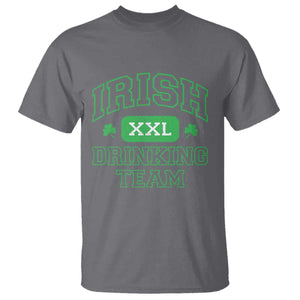 Irish Drinking Team XXL Funny St Patricks Day Party Squad T Shirt TS02 Charcoal Print Your Wear