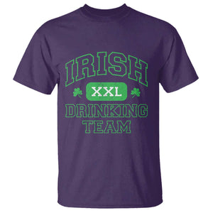 Irish Drinking Team XXL Funny St Patricks Day Party Squad T Shirt TS02 Purple Print Your Wear