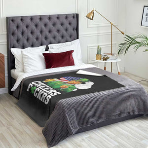 Cheers Fckers Funny Trump Irish Toast Throw Blanket St Patricks Day Drinking Humor TS02 Print Your Wear