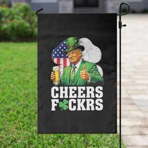 Cheers Fckers Funny Trump Irish Toast Garden Flag St Patricks Day Drinking Humor TS02 Print Your Wear