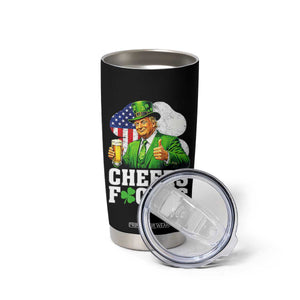 Cheers Fckers Funny Trump Irish Toast Tumbler Cup St Patricks Day Drinking Humor TS02 Print Your Wear