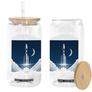 Future Lunar Mission 2026 Glass Can Rocket Launch Lunar Orbit Space Exploration TS02 Print Your Wear