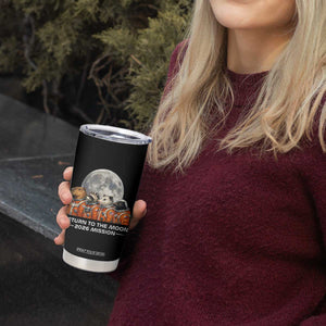 2026 Mission Lunar Orbit Animal Crew Tumbler Cup Funny Capybara Raccoon Opossum Skunk Astronauts TS02 Print Your Wear
