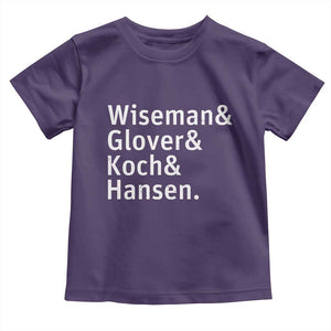 Lunar Orbit Crew 2026 Mission Names Toddler T Shirt Astronaut Supporters Space Exploration Enthusiasts TS02 Purple Print Your Wear