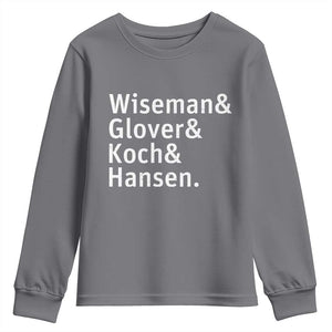 Lunar Orbit Crew 2026 Mission Names Youth Sweatshirt Astronaut Supporters Space Exploration Enthusiasts TS02 Charcoal Print Your Wear