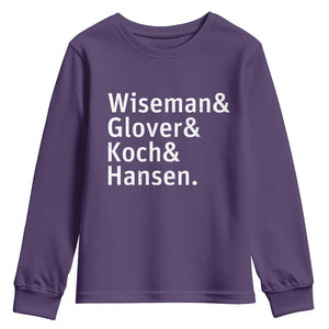 Lunar Orbit Crew 2026 Mission Names Youth Sweatshirt Astronaut Supporters Space Exploration Enthusiasts TS02 Purple Print Your Wear