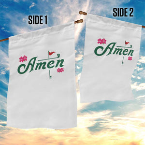 Golf Lover Amen Azalea Graphic Garden Flag Augusta Georgia Traditions Golfing Fan TS02 Print Your Wear