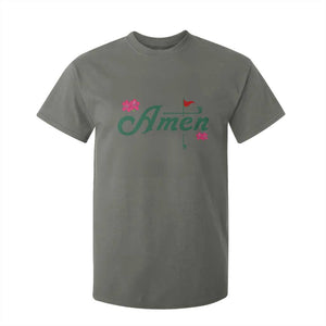 Golf Lover Amen Azalea Graphic T Shirt For Kid Augusta Georgia Traditions Golfing Fan TS02 Military Green Print Your Wear