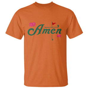 Golf Lover Amen Azalea Graphic T Shirt Augusta Georgia Traditions Golfing Fan TS02 Orange Print Your Wear