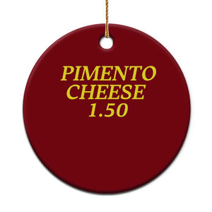 Pimento Cheese One Fifty Funny Golf Snack Ceramic Ornament Georgia Golfing Traditions Lover Humor TS02 1pc Red Print Your Wear