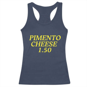 Pimento Cheese One Fifty Funny Golf Snack Racerback Tank Top Georgia Golfing Traditions Lover Humor TS02 Navy Print Your Wear