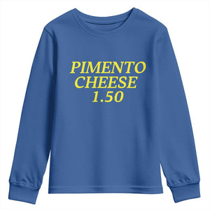 Pimento Cheese One Fifty Funny Golf Snack Youth Sweatshirt Georgia Golfing Traditions Lover Humor TS02 Royal Blue Print Your Wear