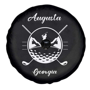 Augusta Georgia Golfing Lover Spare Tire Cover Southern Sports Traditions Retro Varsity Golf Fan TS02 Print Your Wear