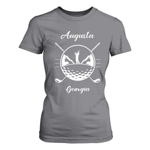 Augusta Georgia Golfing Lover T Shirt For Women Southern Sports Traditions Retro Varsity Golf Fan TS02 Charcoal Print Your Wear