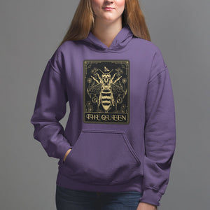 Dark Academia Spiritual The Queen Bee Tarot Card Hoodie TS02 Purple Printyourwear