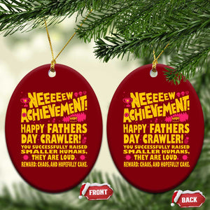 New Achievement Happy Fathers Day Crawler Ceramic Ornament Funny Gamer Dad LitRPG Gaming Milestone