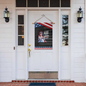 Lady Liberty Feminist Graphic Patriotic Garden Flag Can Someone Please Just Put A Woman In Charge Funny Feminism