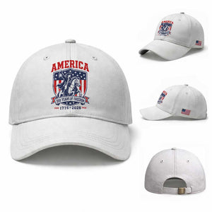 250 Years of Freedom Paul Revere Midnight Ride Baseball Cap Patriotic Historical Revolution American Flag Shield