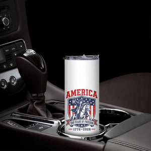 250 Years of Freedom Paul Revere Midnight Ride Skinny Tumbler Patriotic Historical Revolution American Flag Shield TS02 Print Your Wear