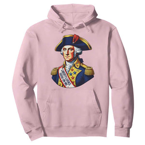 George Washington Patriotic History Graphic Hoodie Liberty Looks Good On Me 4th of July Founding Father Humor